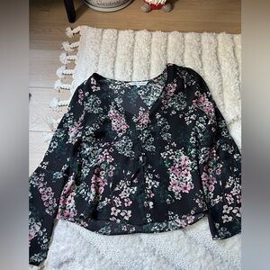 Cupcakes and Cashmere Floral Blouse